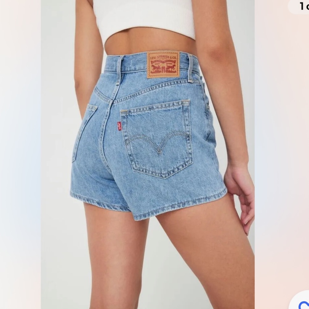 Levi's Women's Blue Denim Shorts